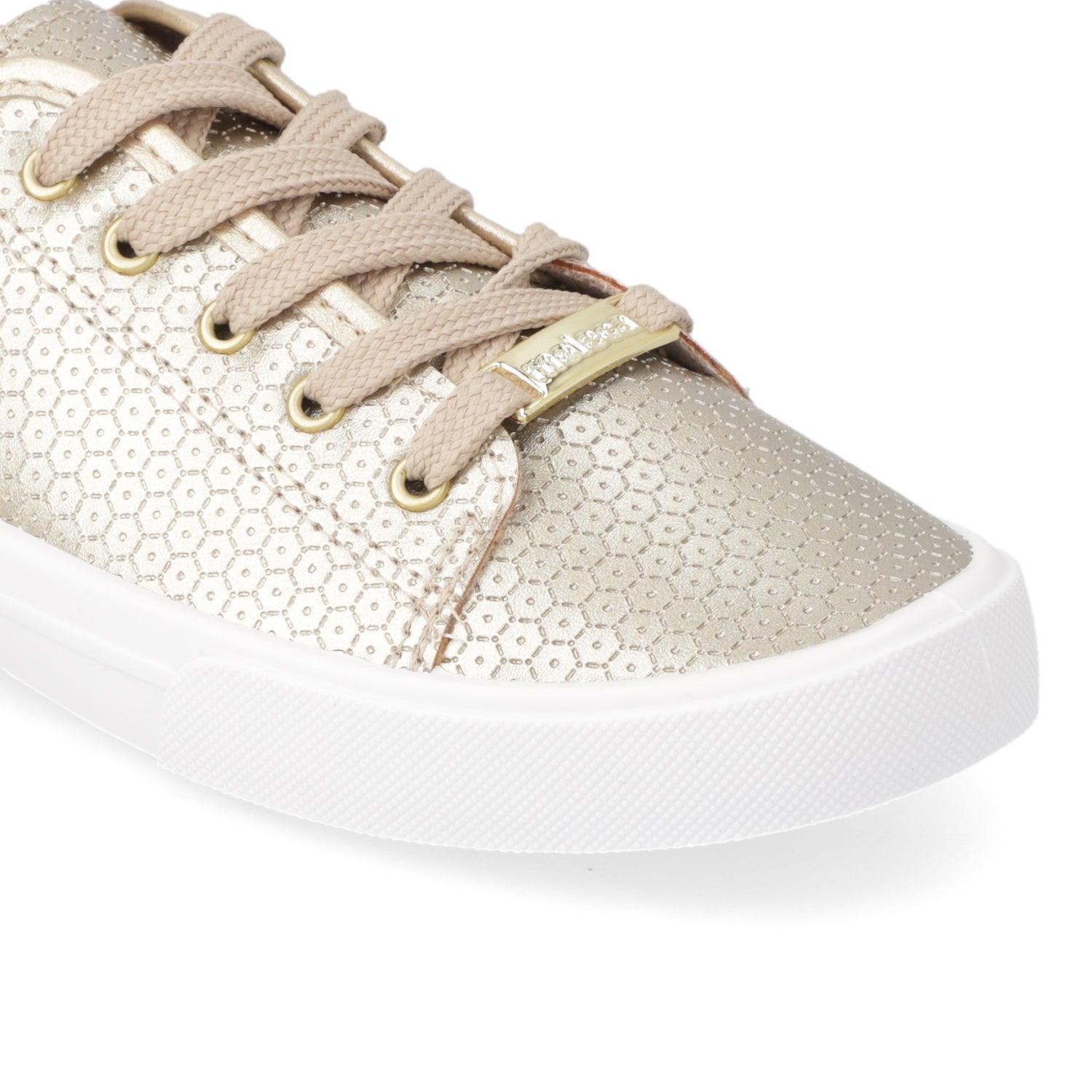 Zapatilla Casual Dorado Moleca 35 / Dorado