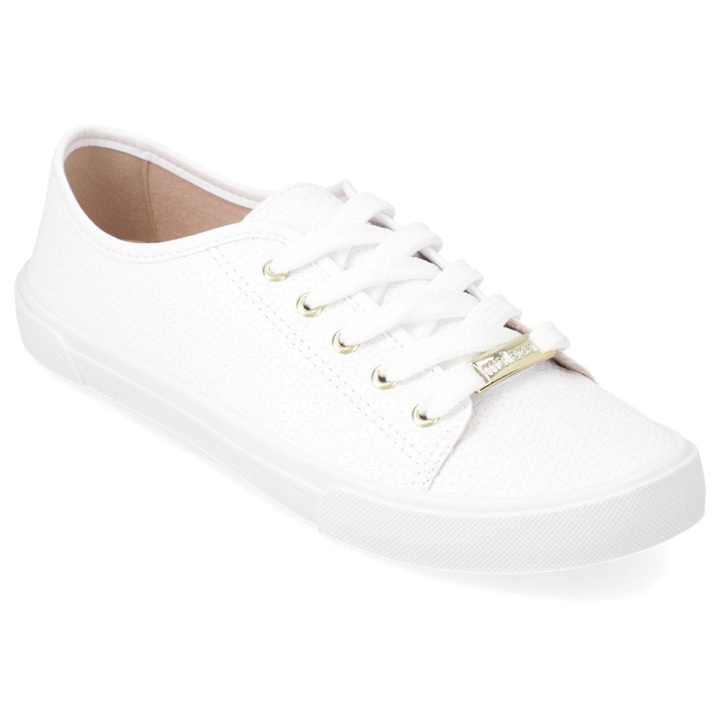 Zapatilla Casual Blanco Moleca 35 / Blanco