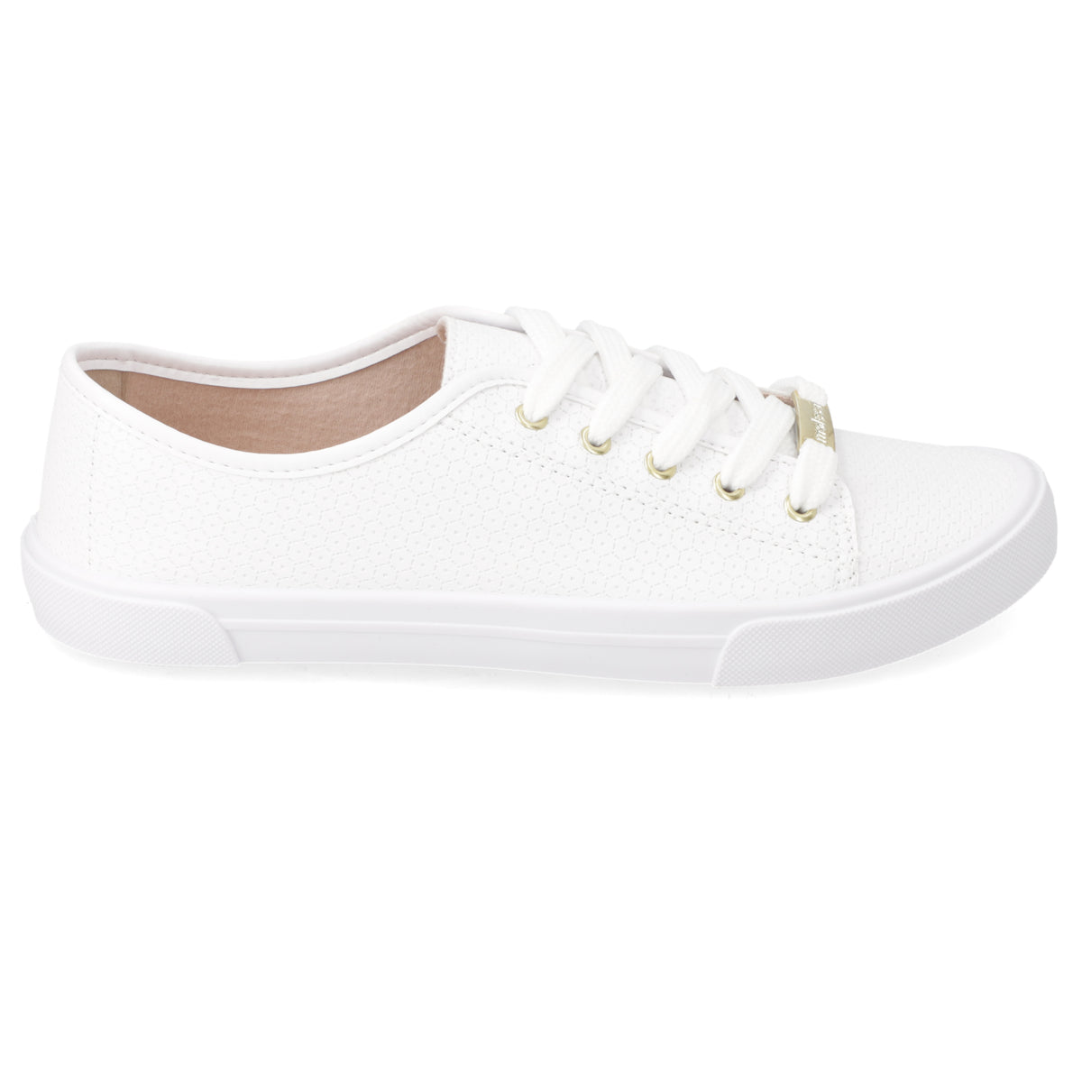 Zapatilla Casual Blanco Moleca 35 / Blanco