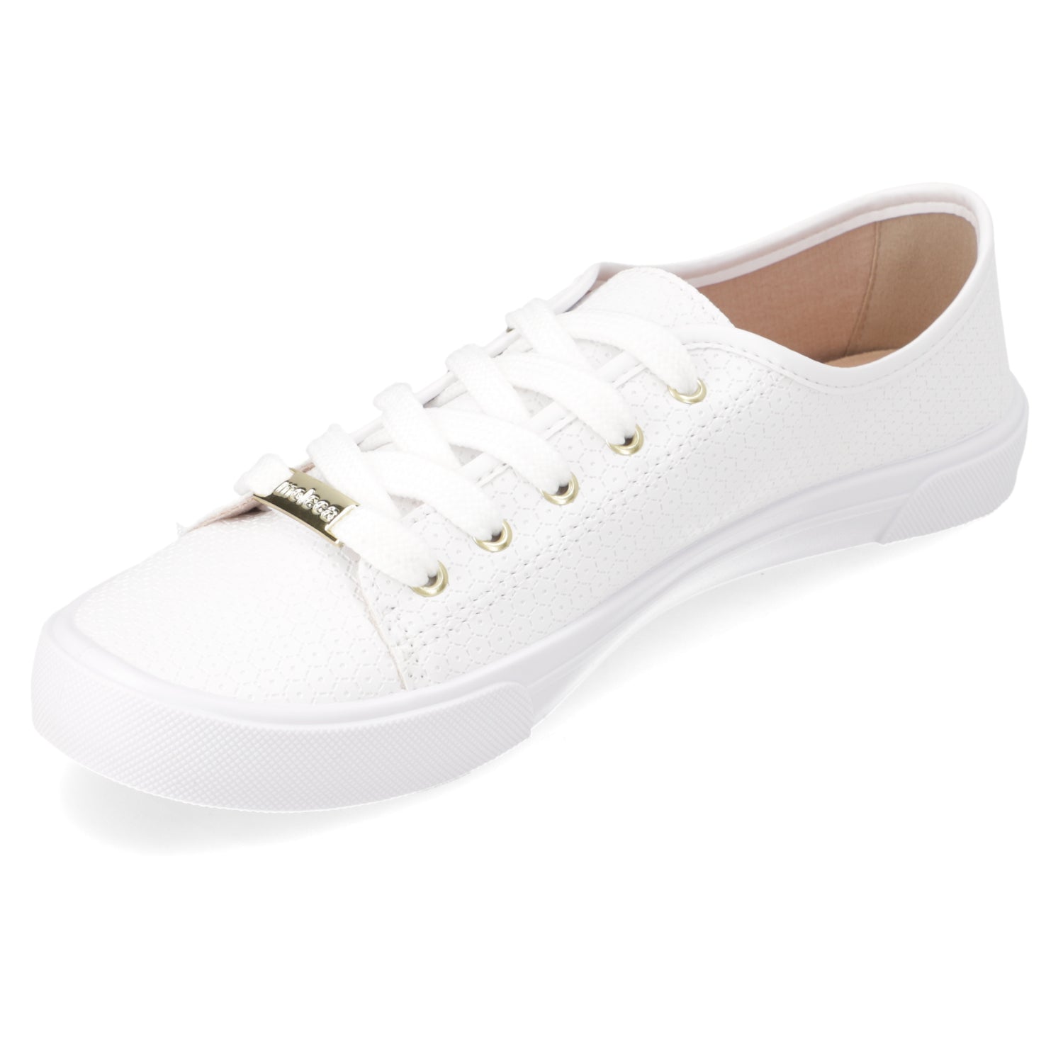 Zapatilla Casual Blanco Moleca 35 / Blanco
