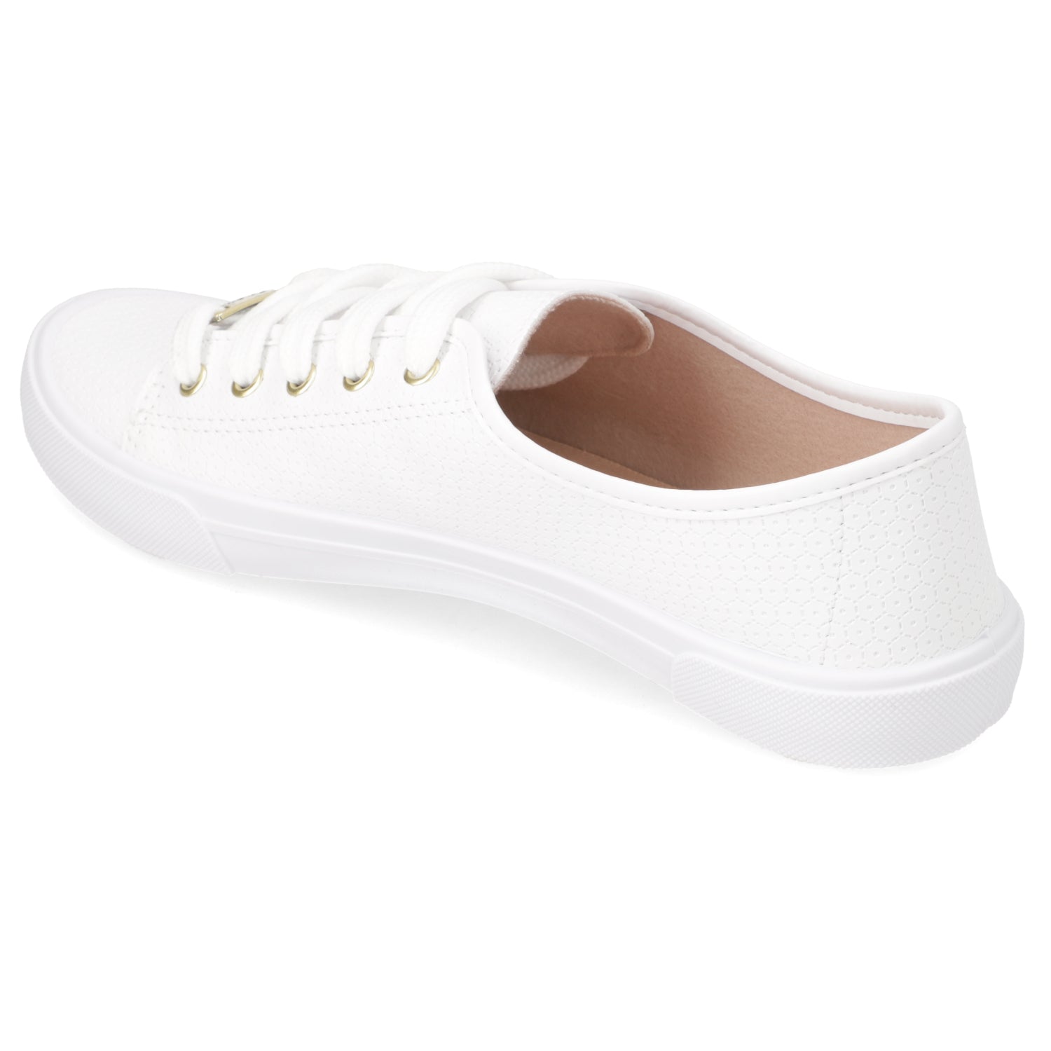 Zapatilla Casual Blanco Moleca 35 / Blanco