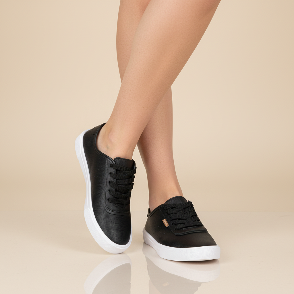 Zapatilla Negra Moleca