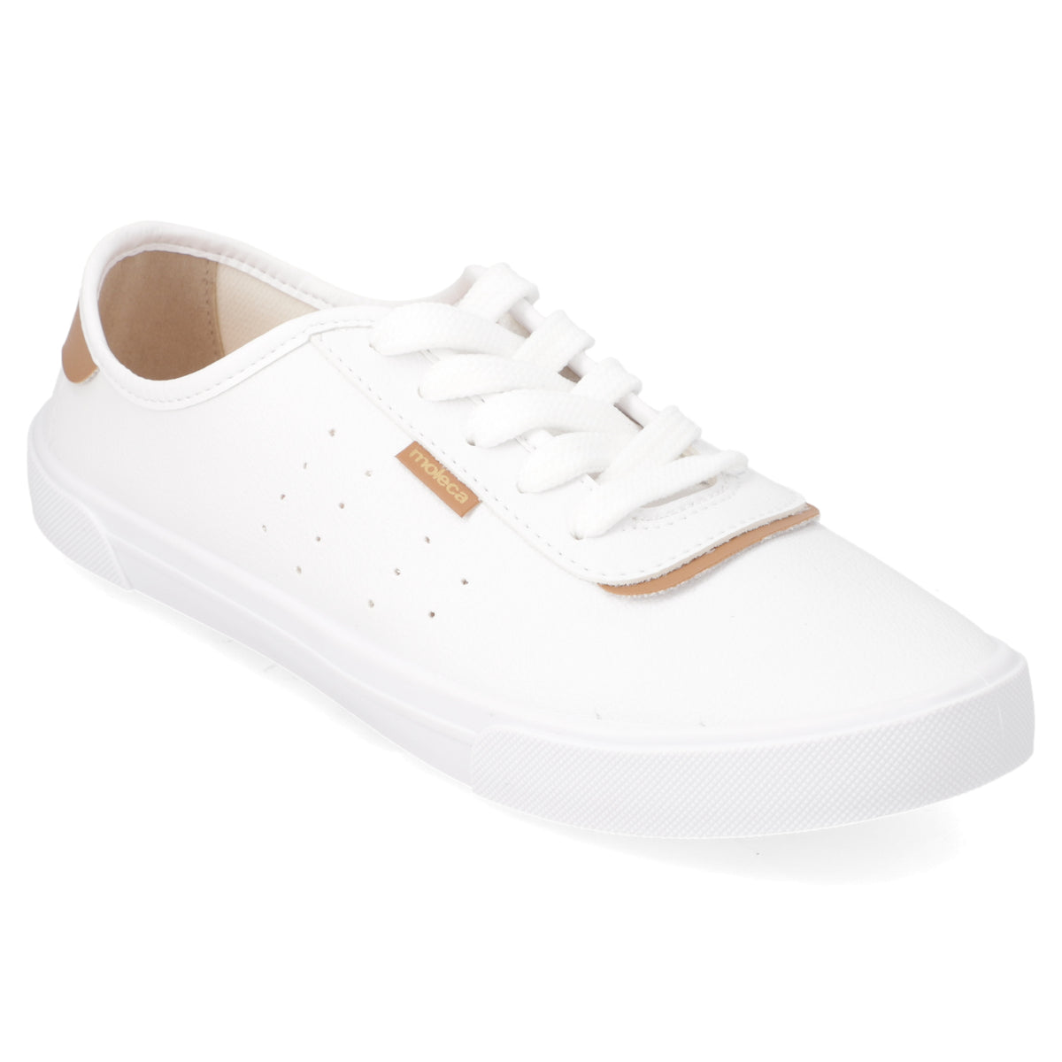 Zapatilla Casual Blanco Moleca 35 / Blanco
