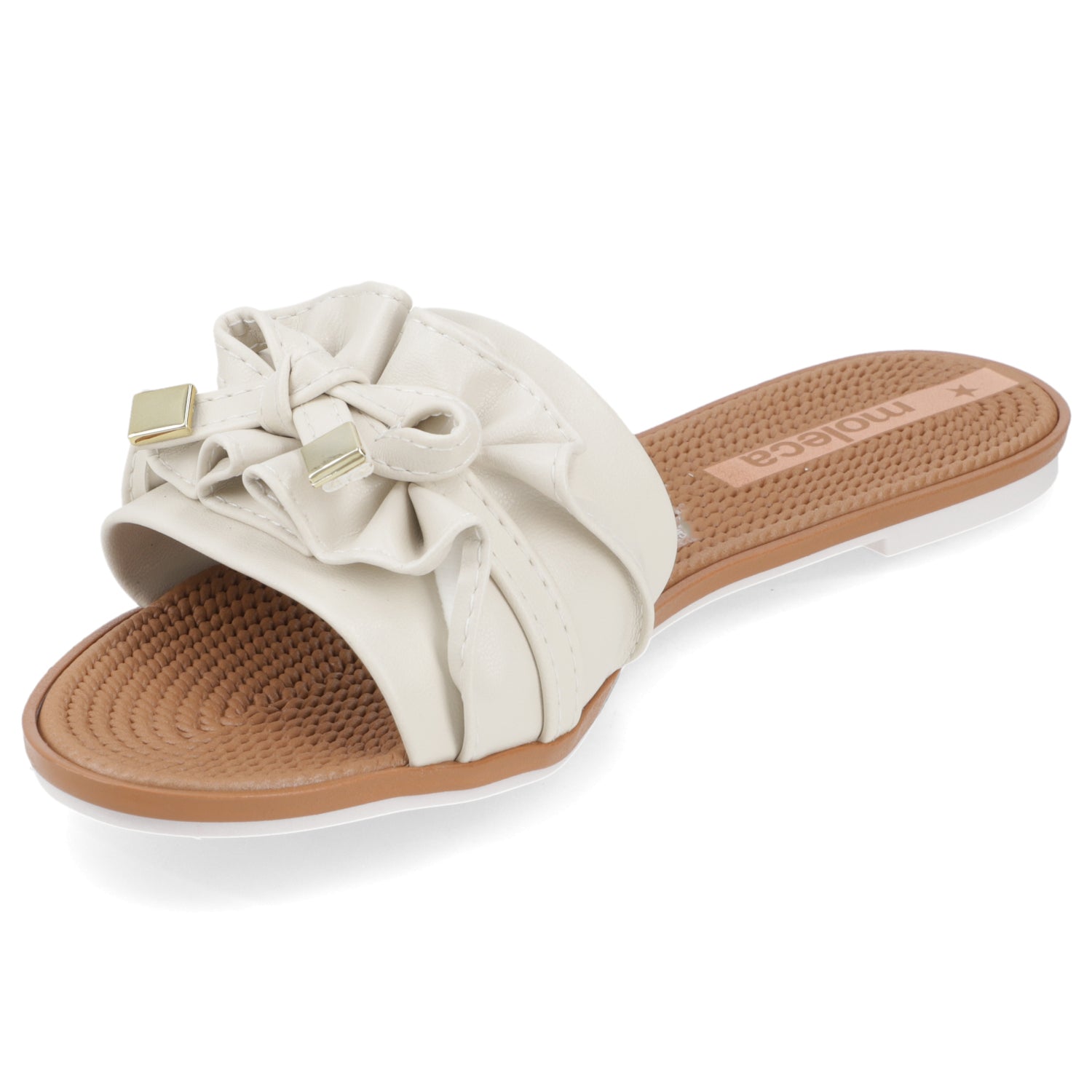 Sandalia Blanco OFF Moleca 35 / Blanco OFF