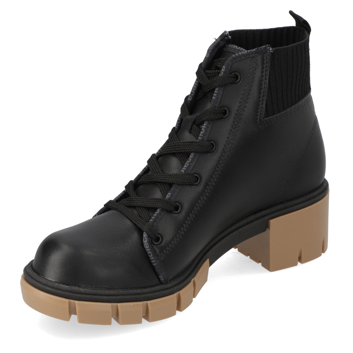 Bota Taco Ancho 5 cm Negro Moleca 35 / Negro