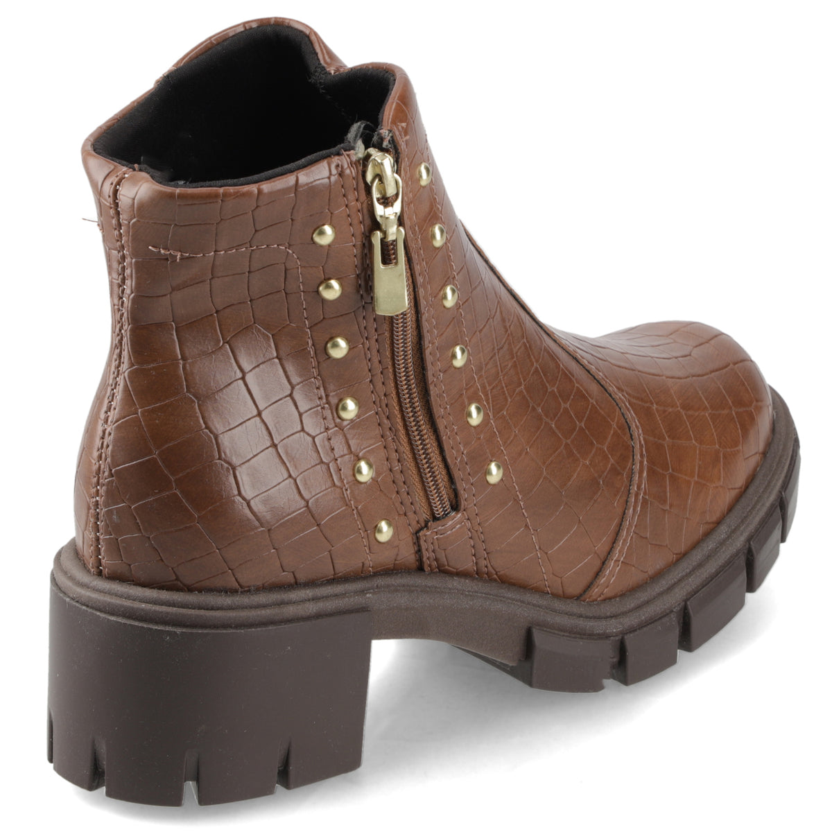 Botín Moleca Croco Marron