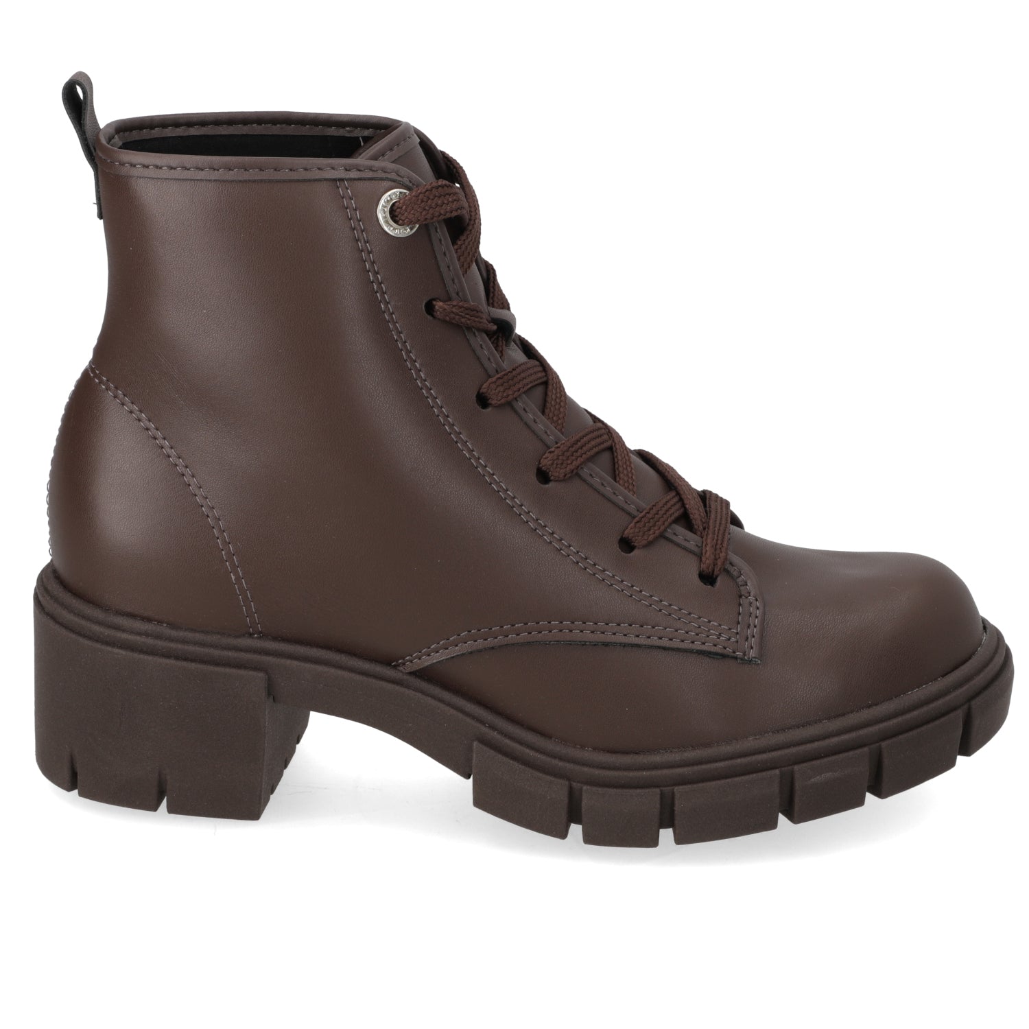 Bota Taco Ancho 5 cm Chocolate Moleca 35 / Chocolate