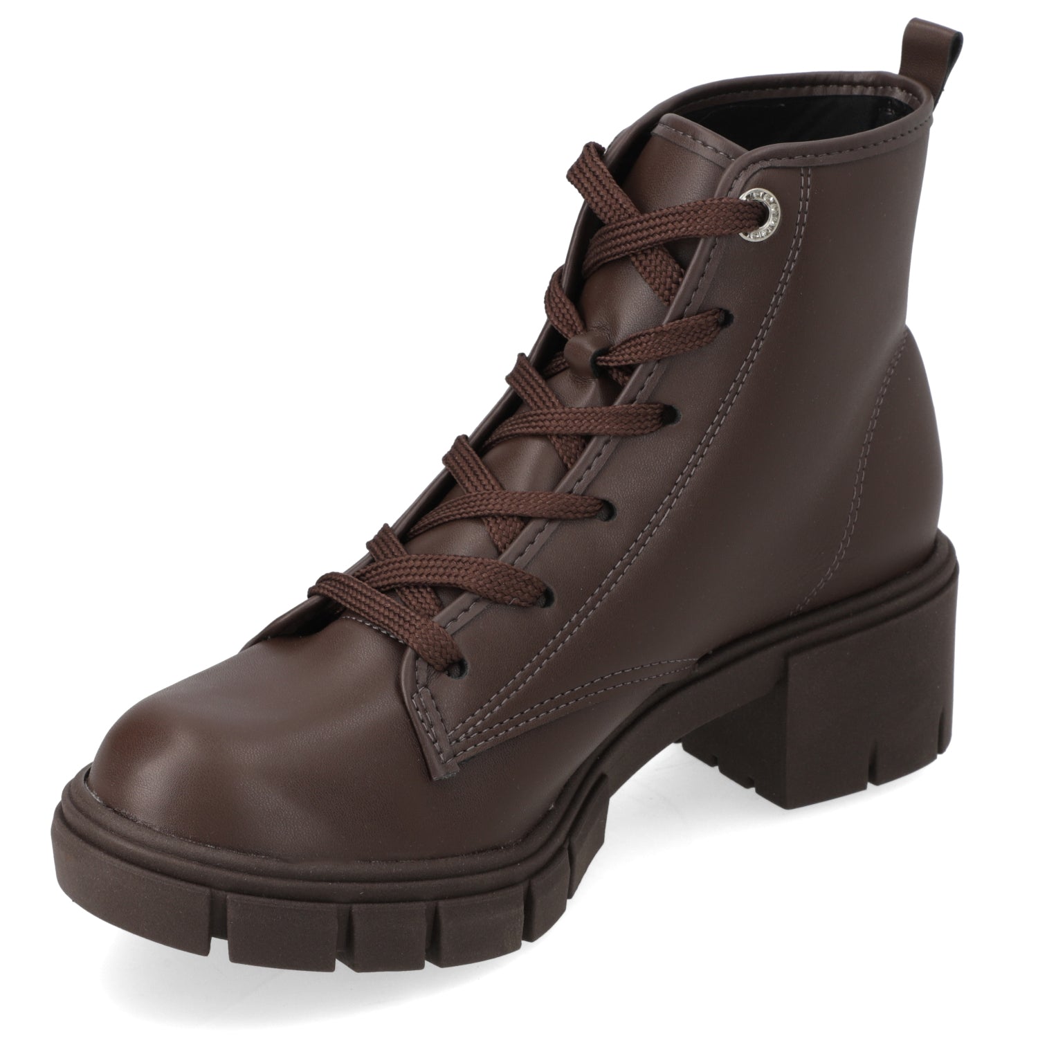 Bota Taco Ancho 5 cm Chocolate Moleca 35 / Chocolate
