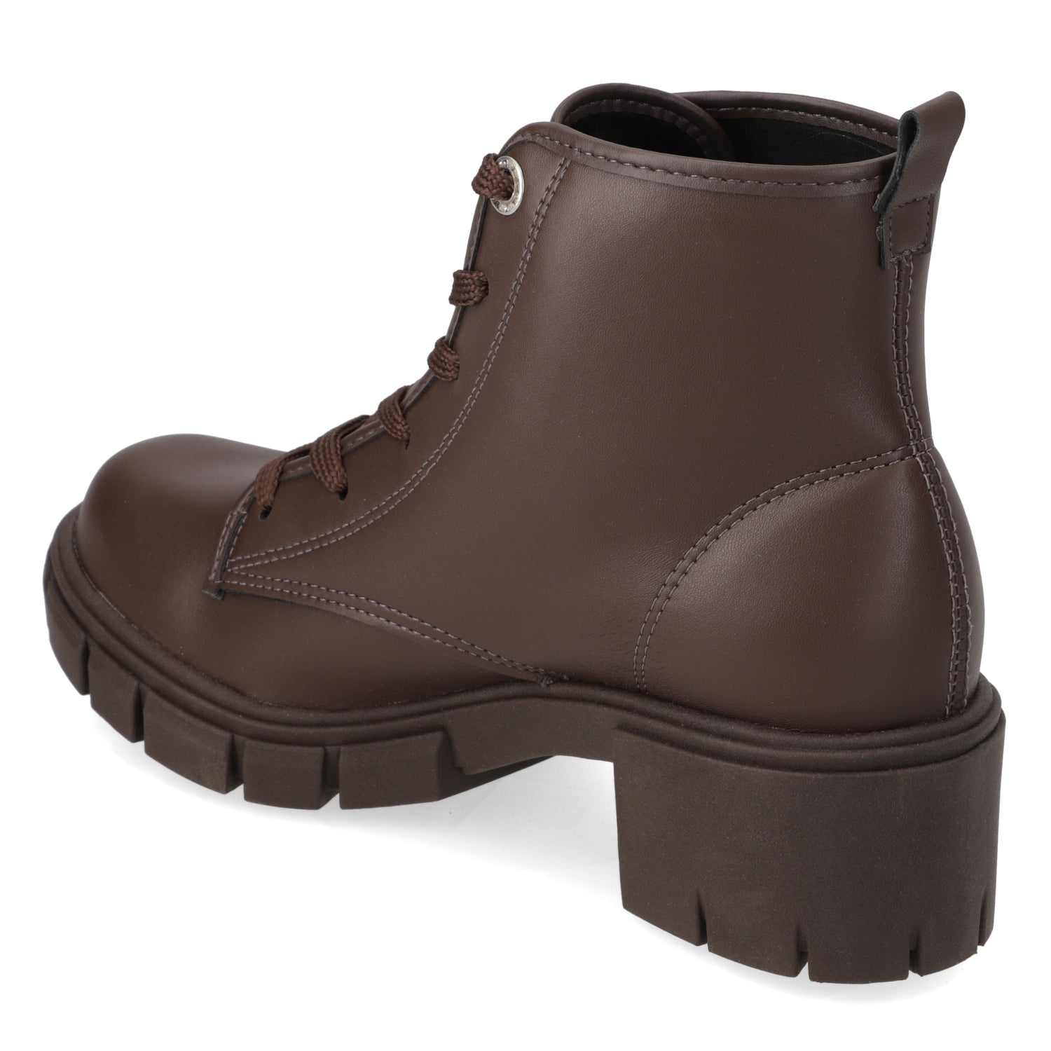 Bota Taco Ancho 5 cm Chocolate Moleca 35 / Chocolate