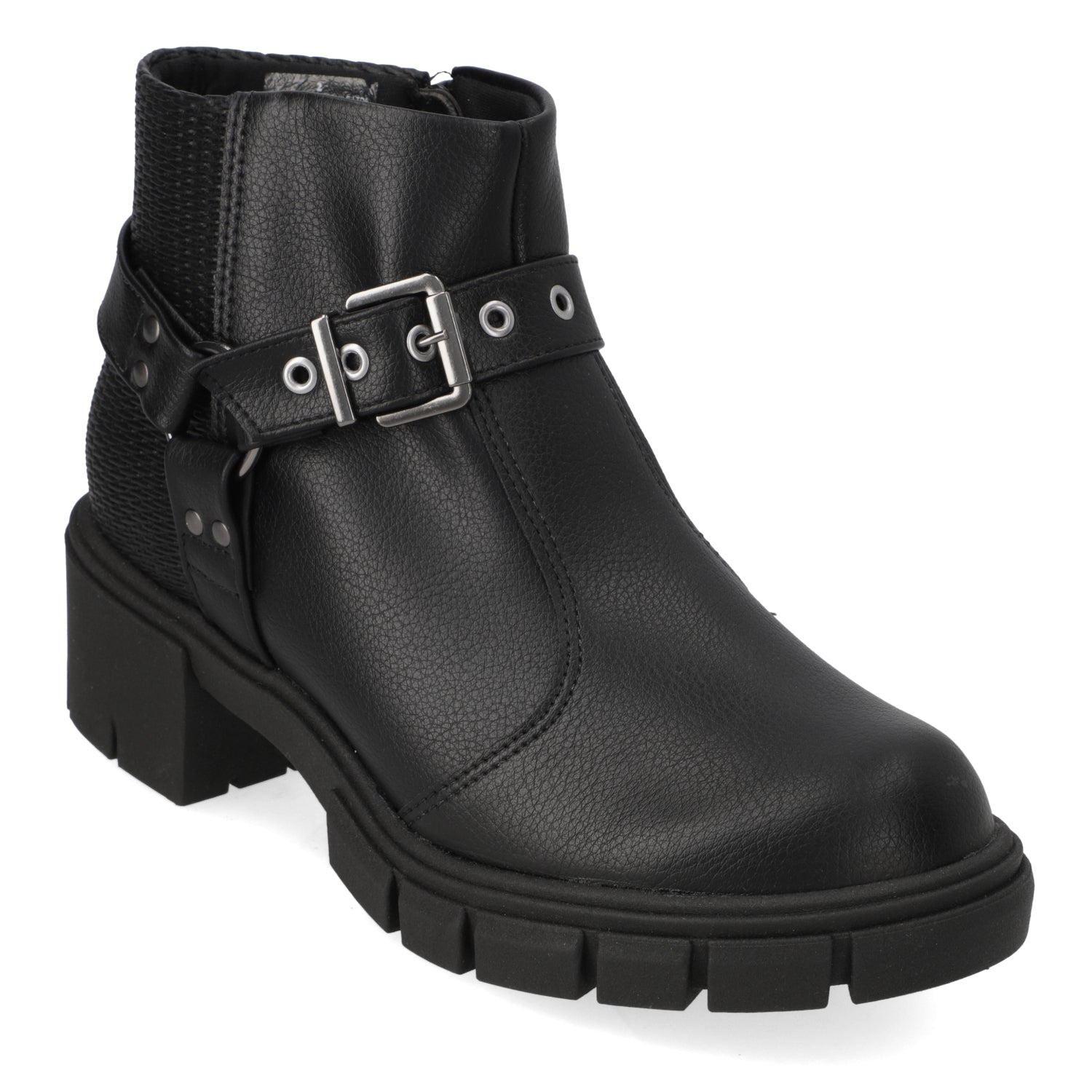 Bota Taco Ancho 5 cm Negro Moleca 35 / Negro