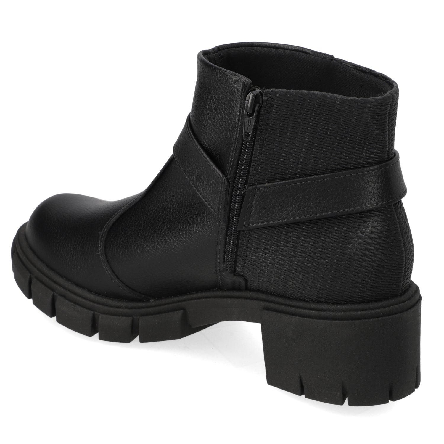 Bota Taco Ancho 5 cm Negro Moleca 35 / Negro
