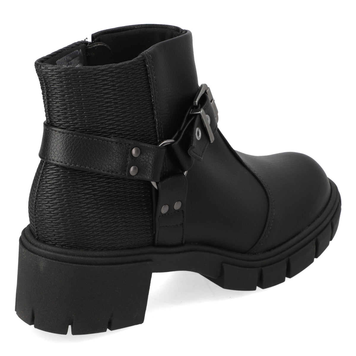 Bota Taco Ancho 5 cm Negro Moleca 35 / Negro