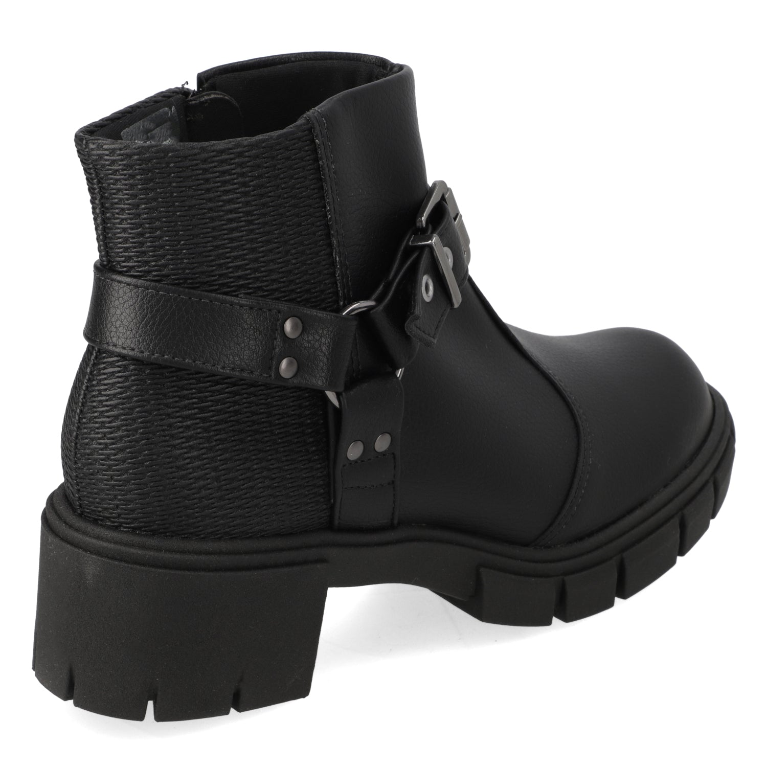 Bota Taco Ancho 5 cm Negro Moleca 35 / Negro