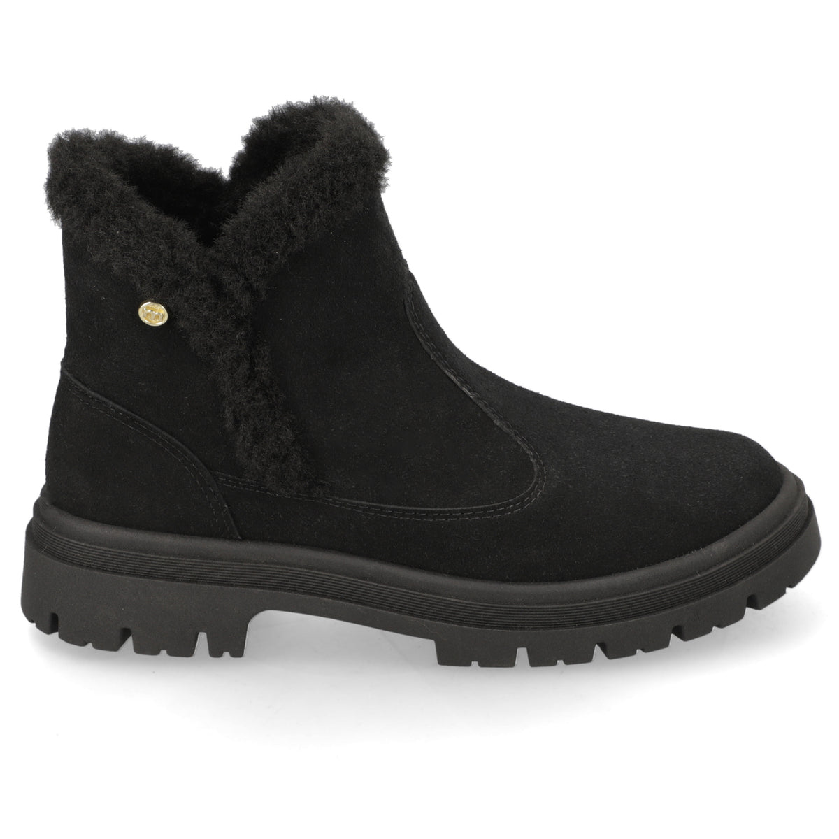 Botin Negro Moleca 35 / Negro