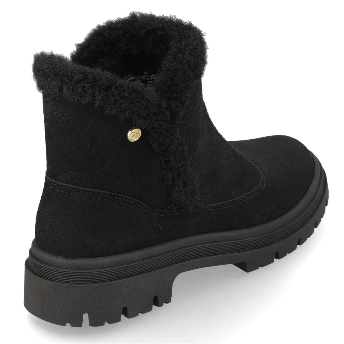 Botin Negro Moleca 35 / Negro