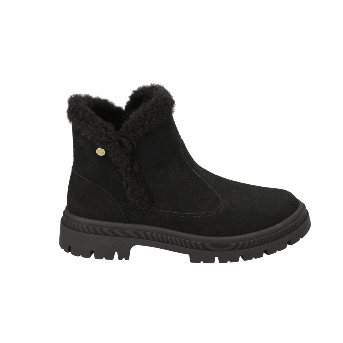 Botin Negro Moleca 35 / Negro