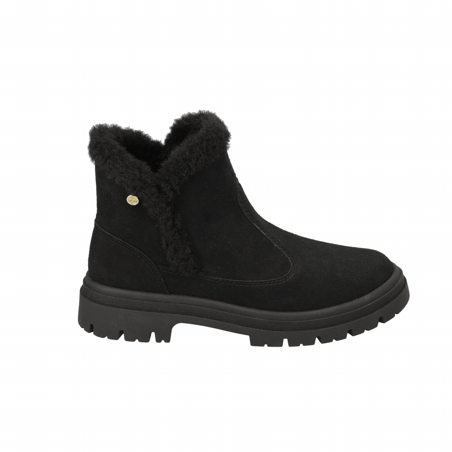 Botin Negro Moleca 35 / Negro