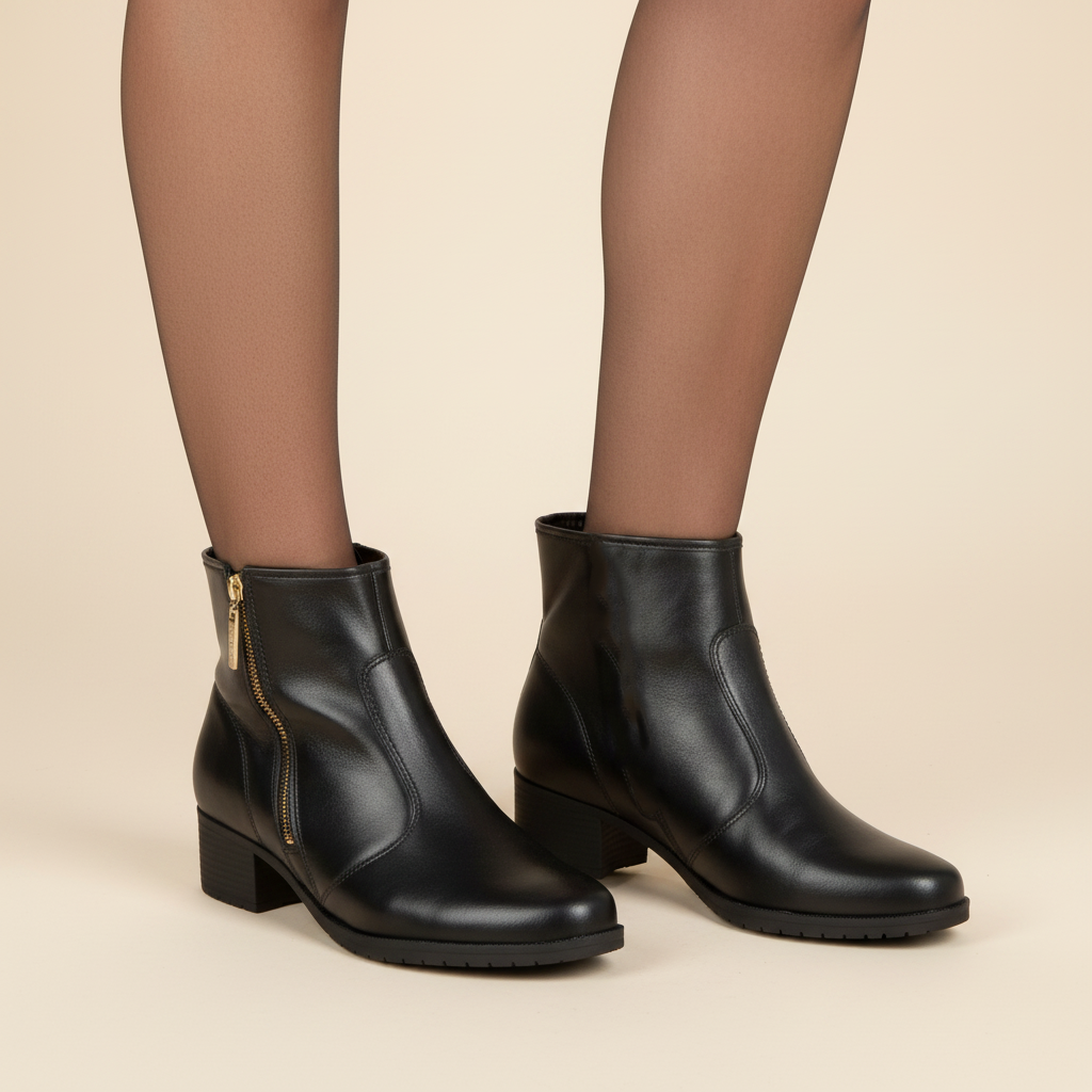 Botin Negro Moleca 35 / Negro