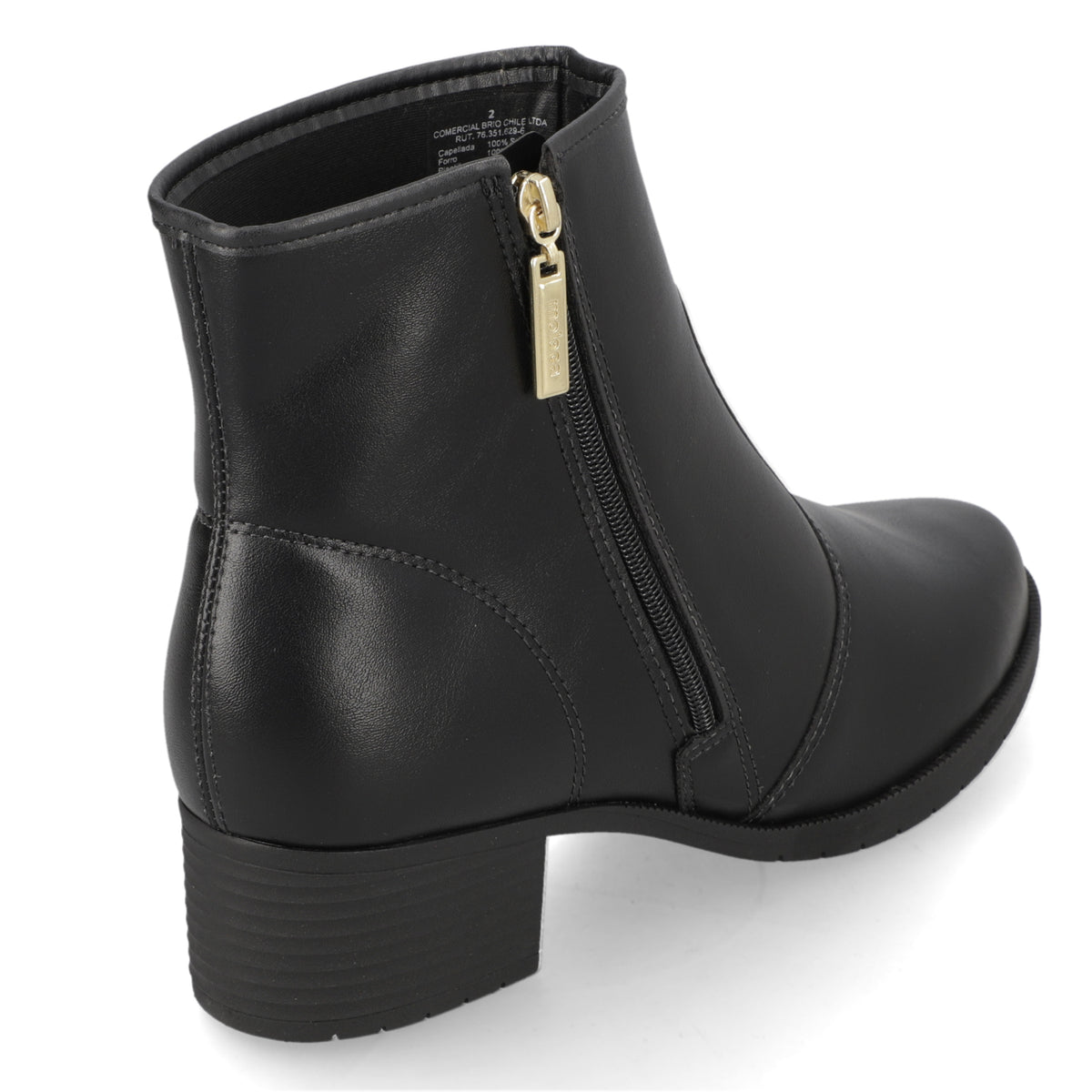 Botin Negro Moleca 35 / Negro