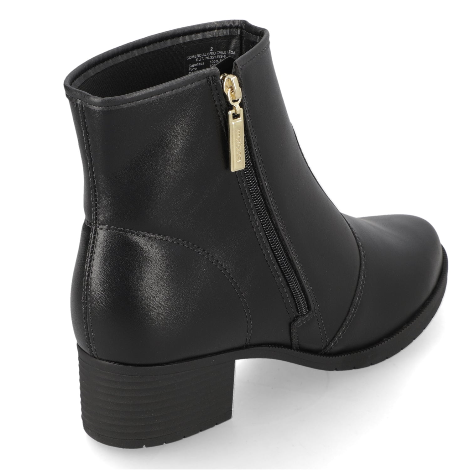 Botin Negro Moleca 35 / Negro
