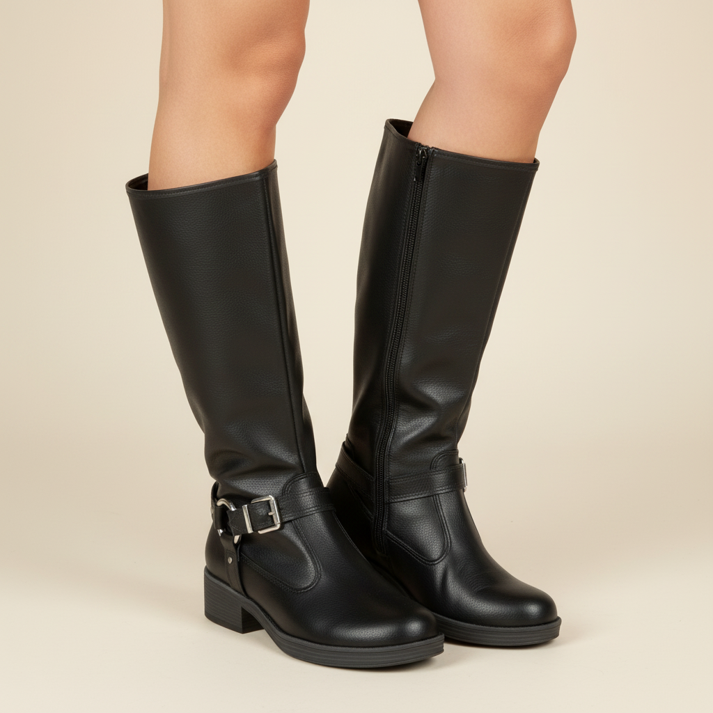 Bota Negra Moleca 35 / Negro