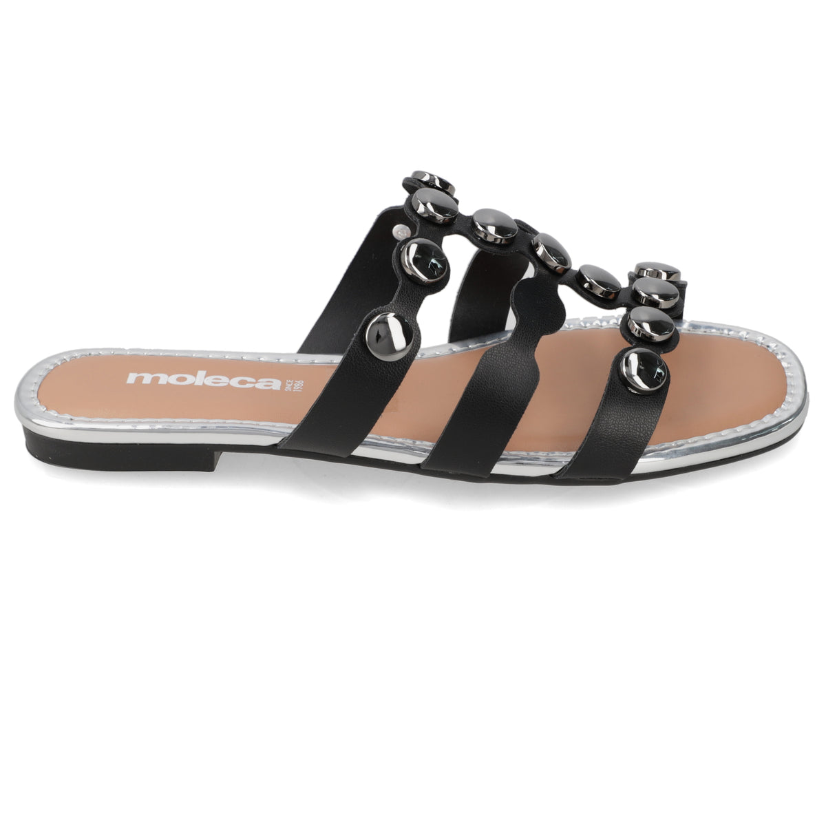 Sandalia Negro Moleca 35 / Negro