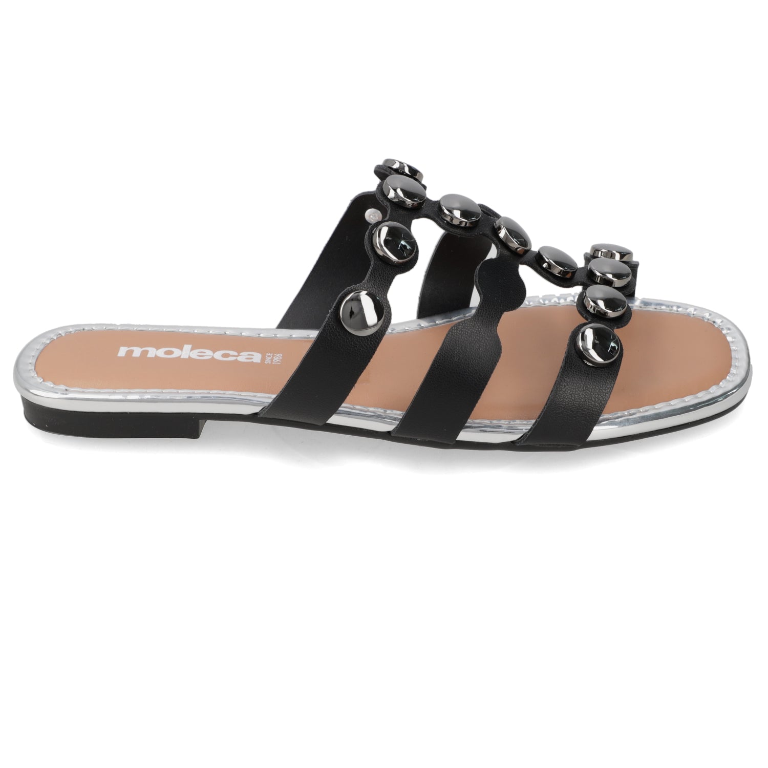 Sandalia Negro Moleca 35 / Negro