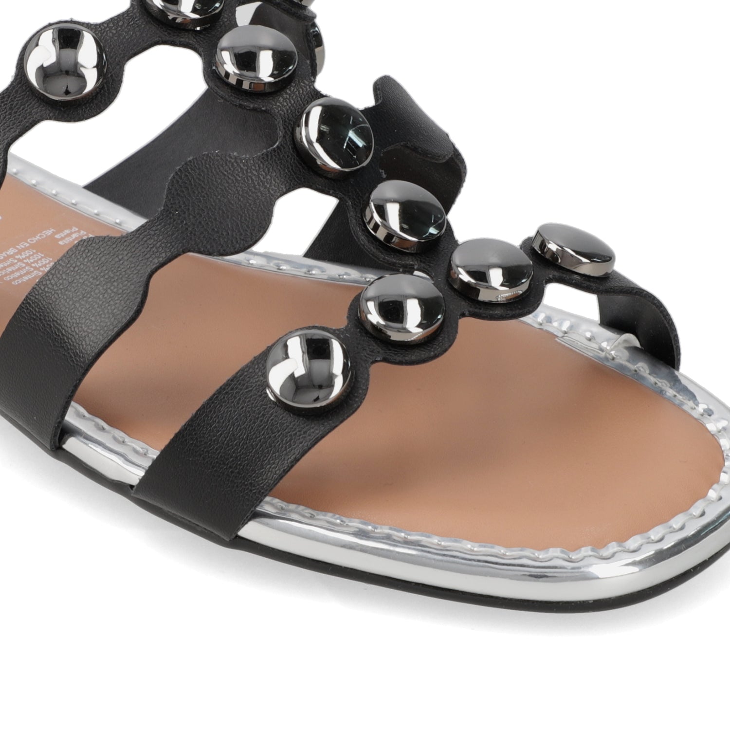 Sandalia Negro Moleca 35 / Negro