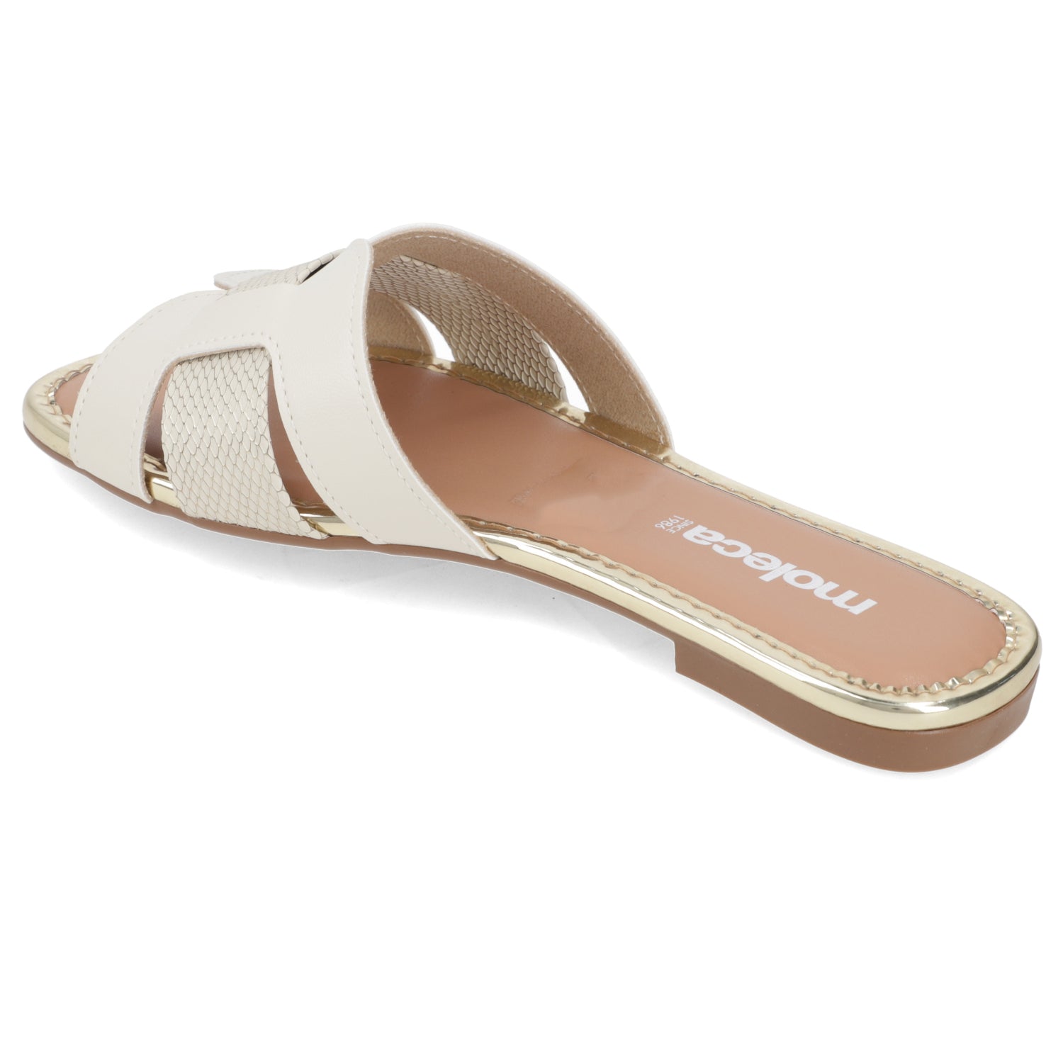 Sandalia Blanco OFF Moleca 35 / Blanco OFF