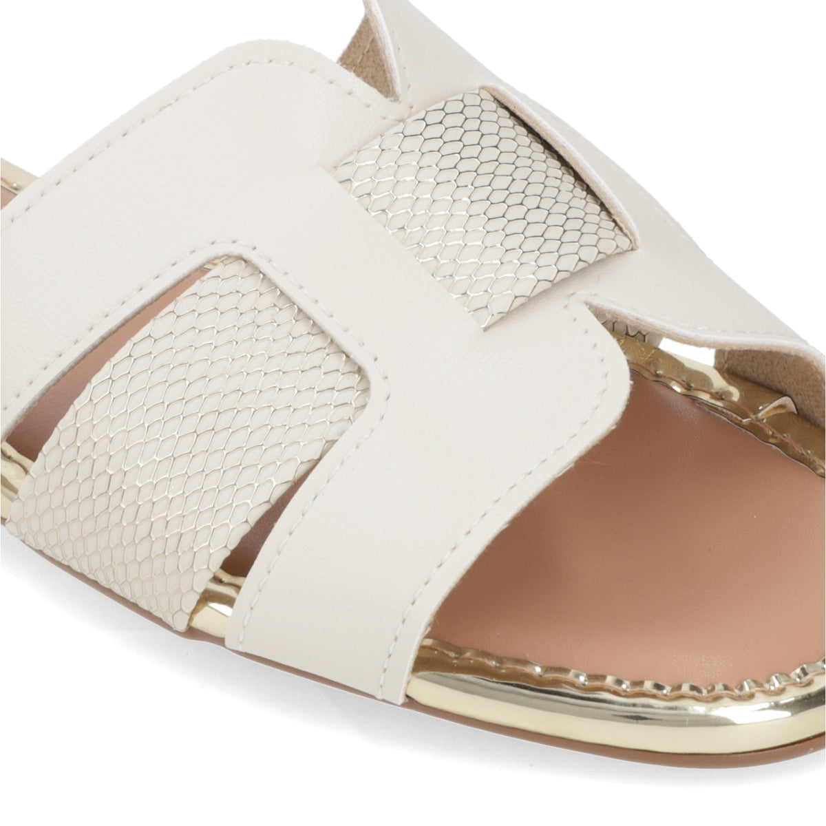 Sandalia Blanco OFF Moleca 35 / Blanco OFF