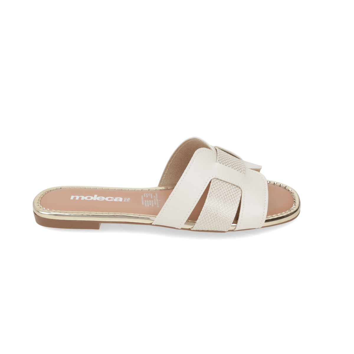 Sandalia Blanco OFF Moleca 35 / Blanco OFF