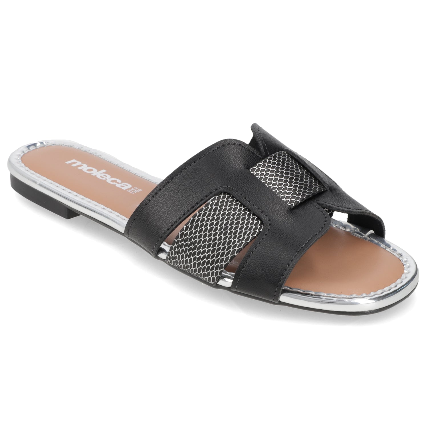 Sandalia Negro Moleca 35 / Negro