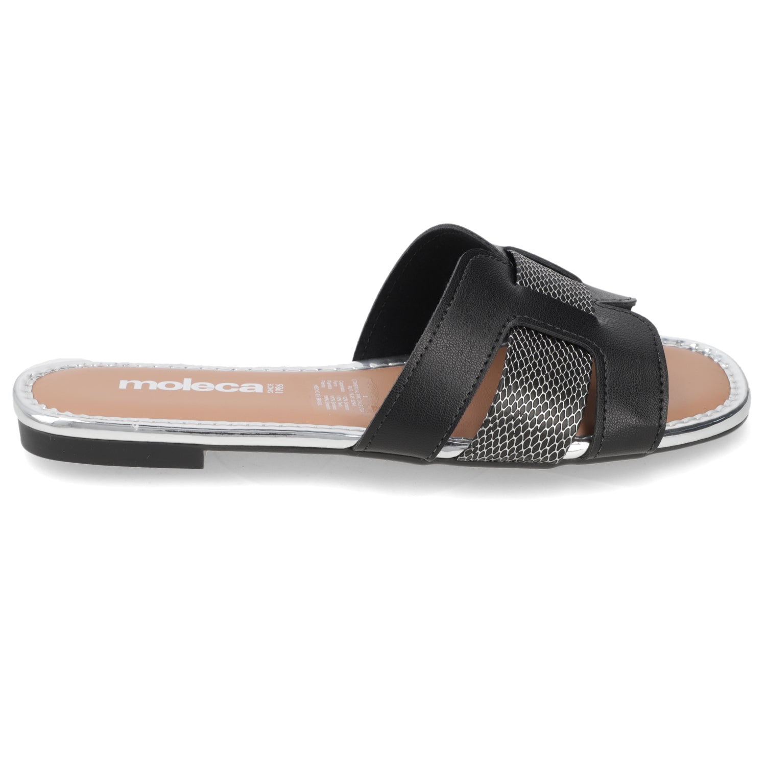 Sandalia Negro Moleca 35 / Negro