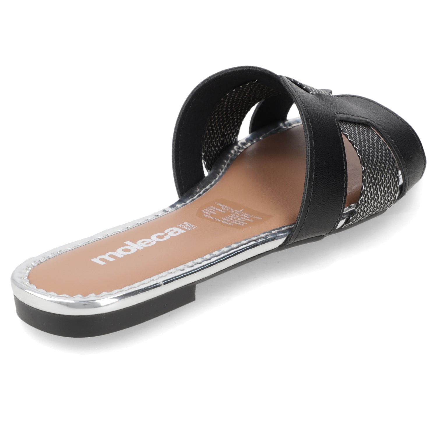 Sandalia Negro Moleca 35 / Negro