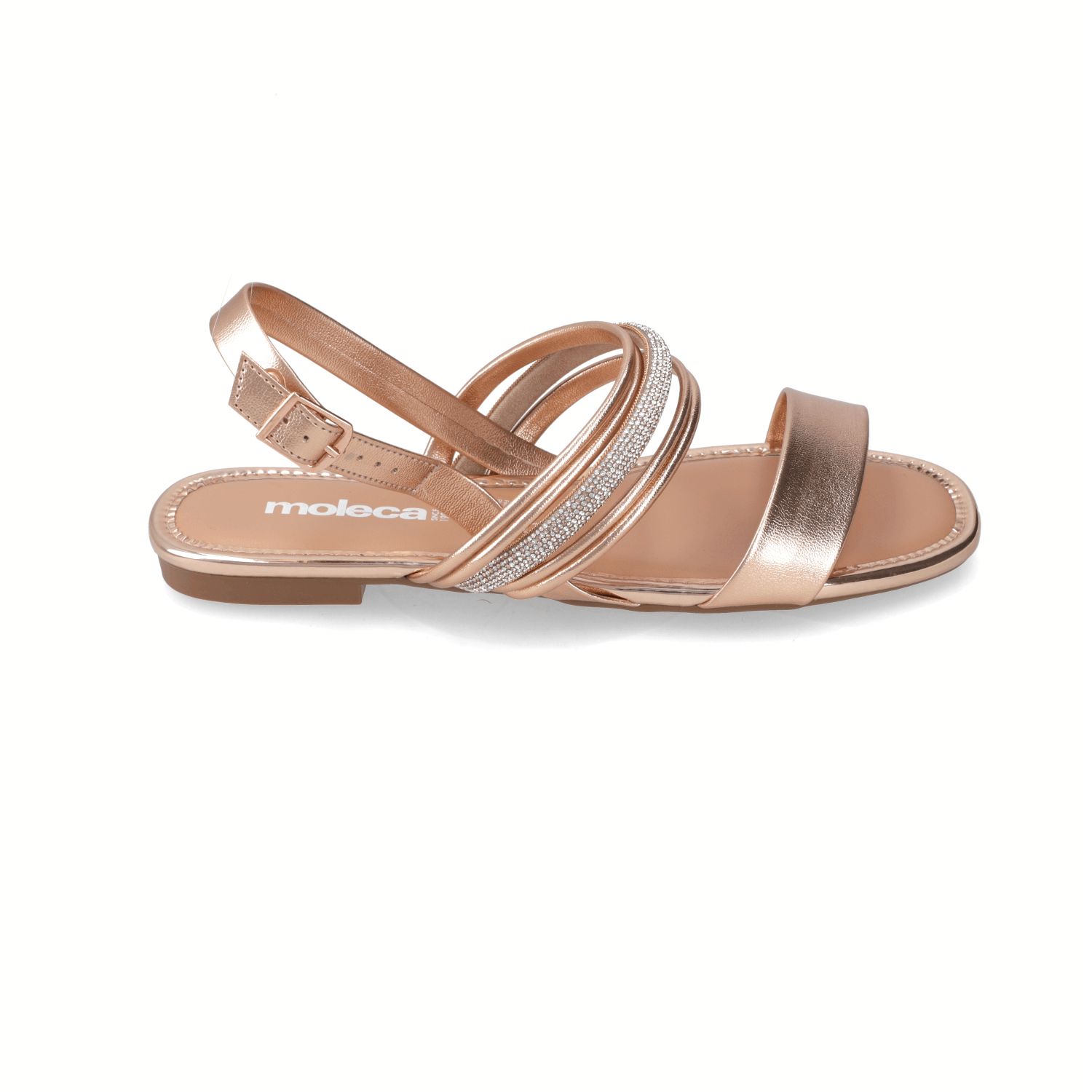 Sandalia Rose Gold Moleca 35 / Rose Gold