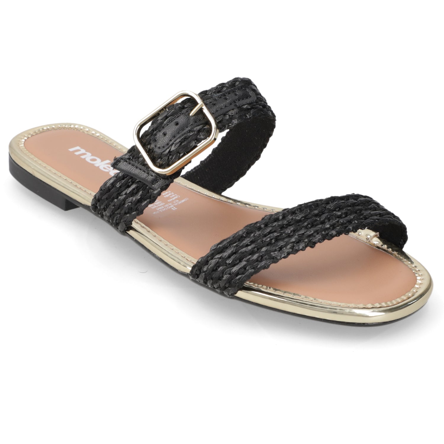 Sandalia Negro Moleca 35 / Negro