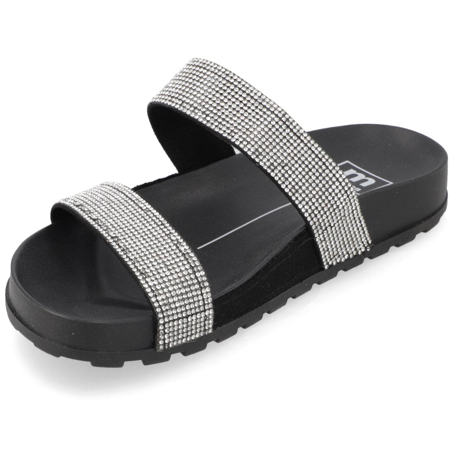 Sandalia Negro Brillos Moleca