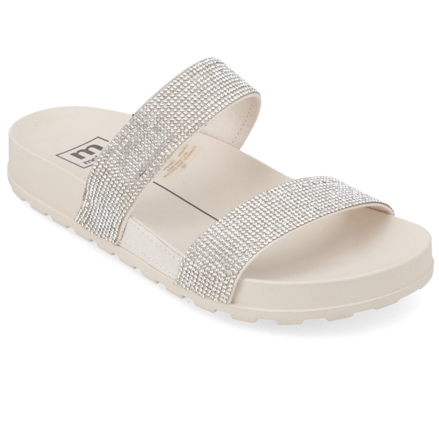 Sandalia Plana Blanco Moleca