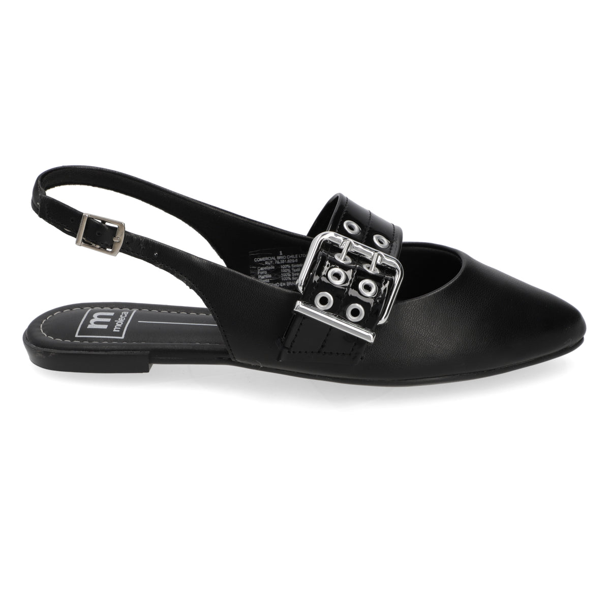 Ballerinas Negro Moleca 35 / Negro