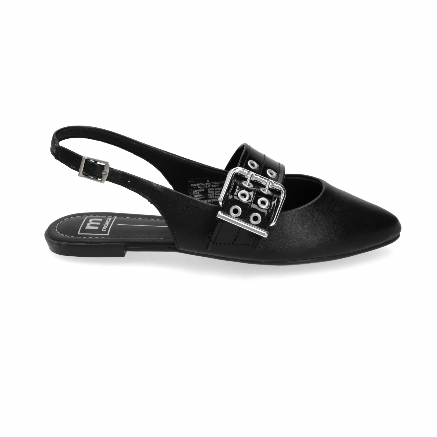 Ballerinas Negro Moleca 35 / Negro