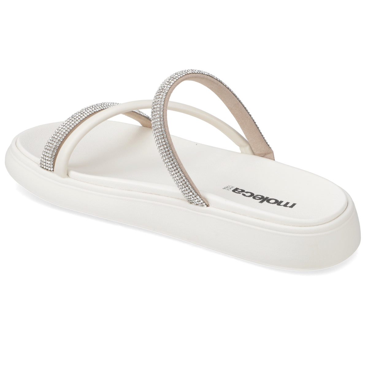 Sandalia Blanco Moleca 35 / Blanco