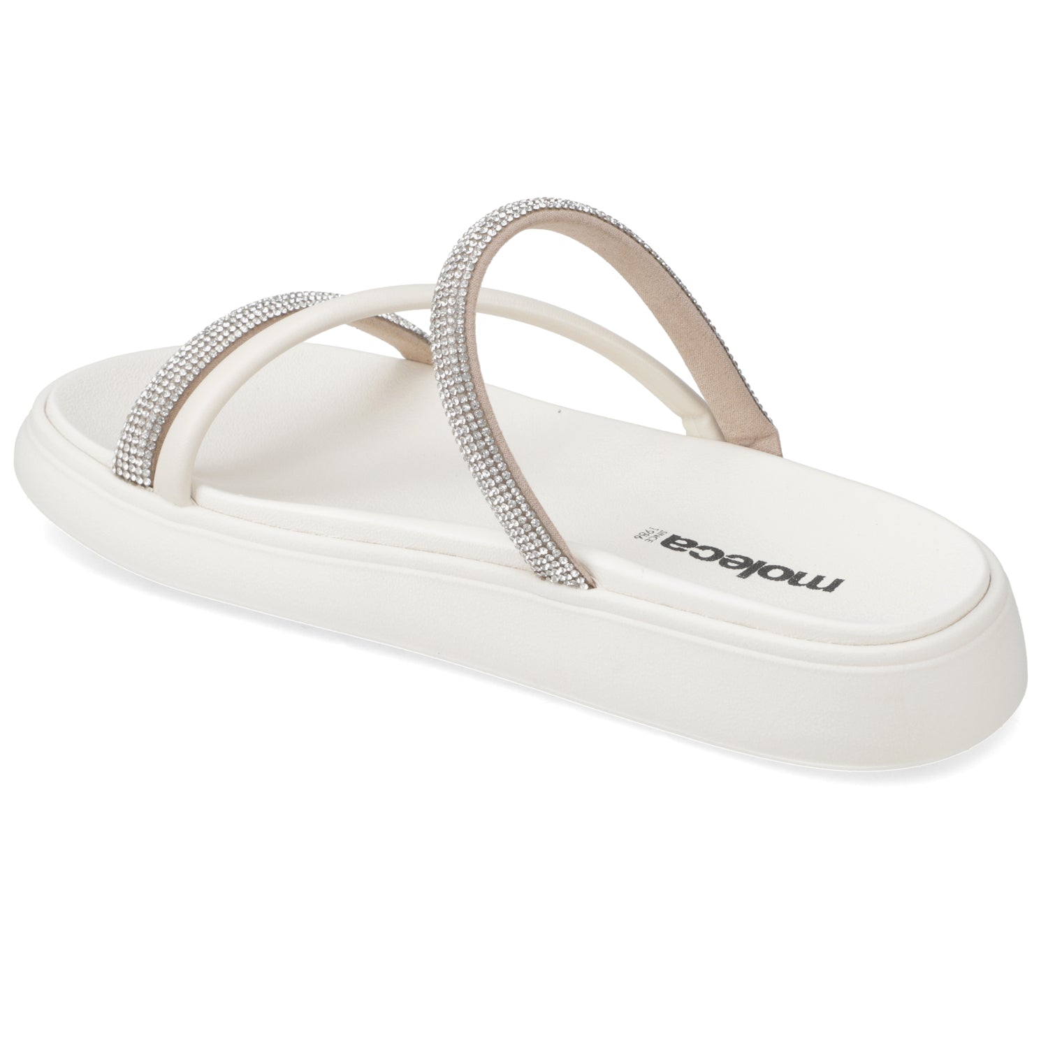 Sandalia Blanco Moleca 35 / Blanco