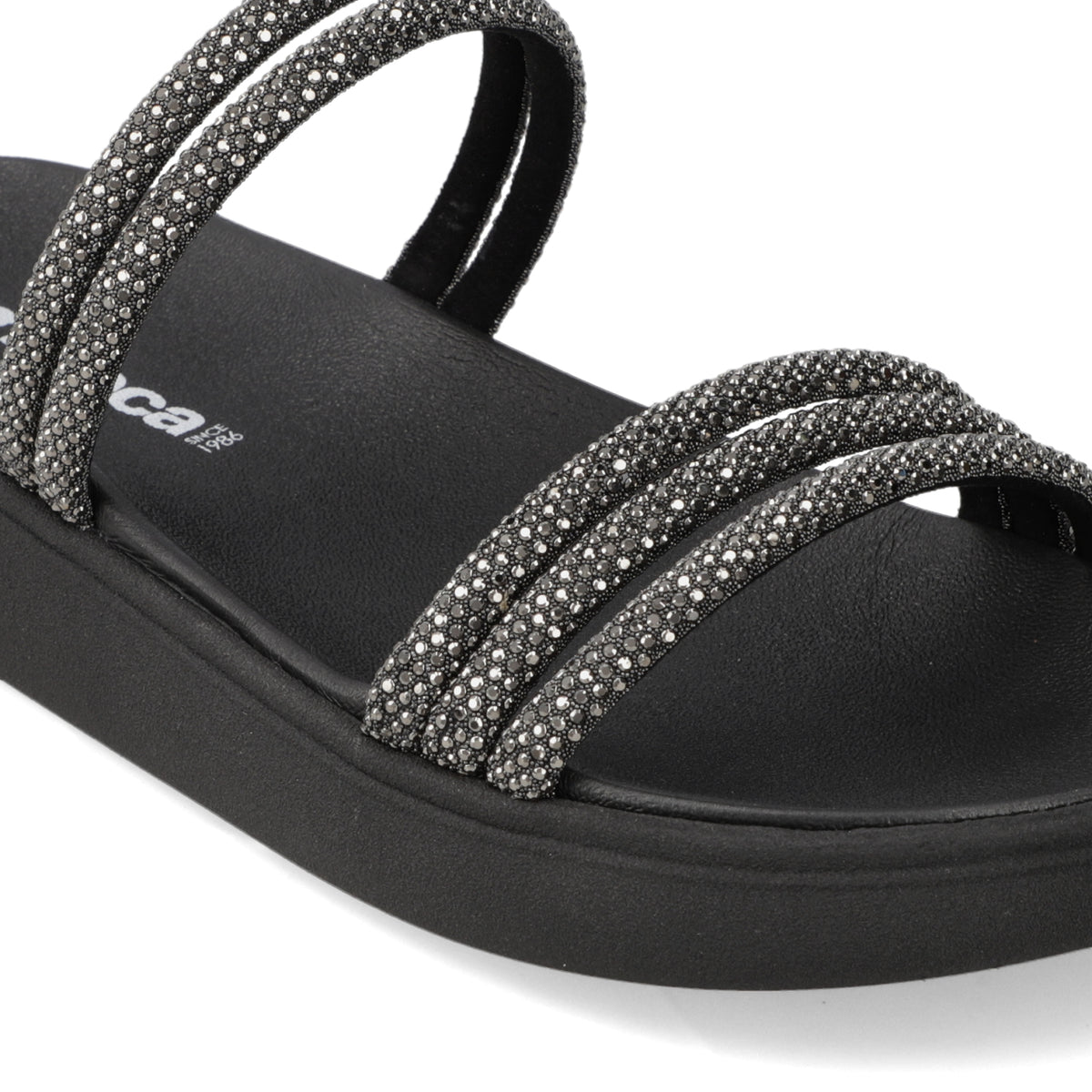 Sandalia Negro Moleca 35 / Negro