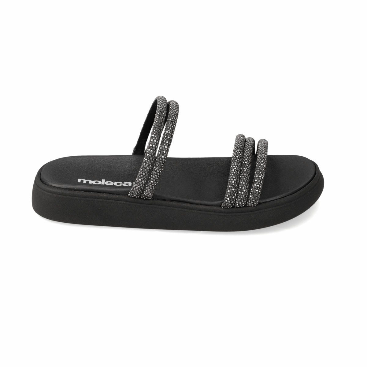 Sandalia Negro Moleca 35 / Negro