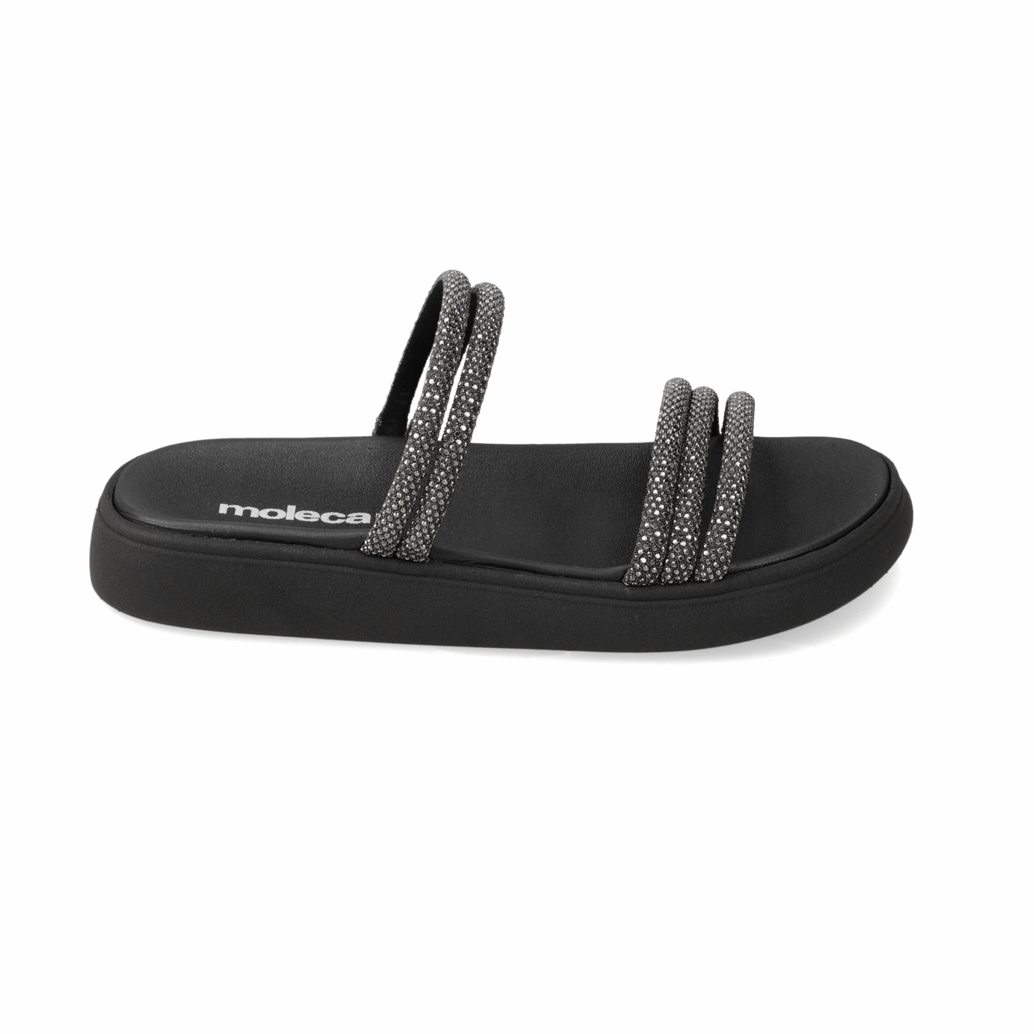Sandalia Negro Moleca 35 / Negro