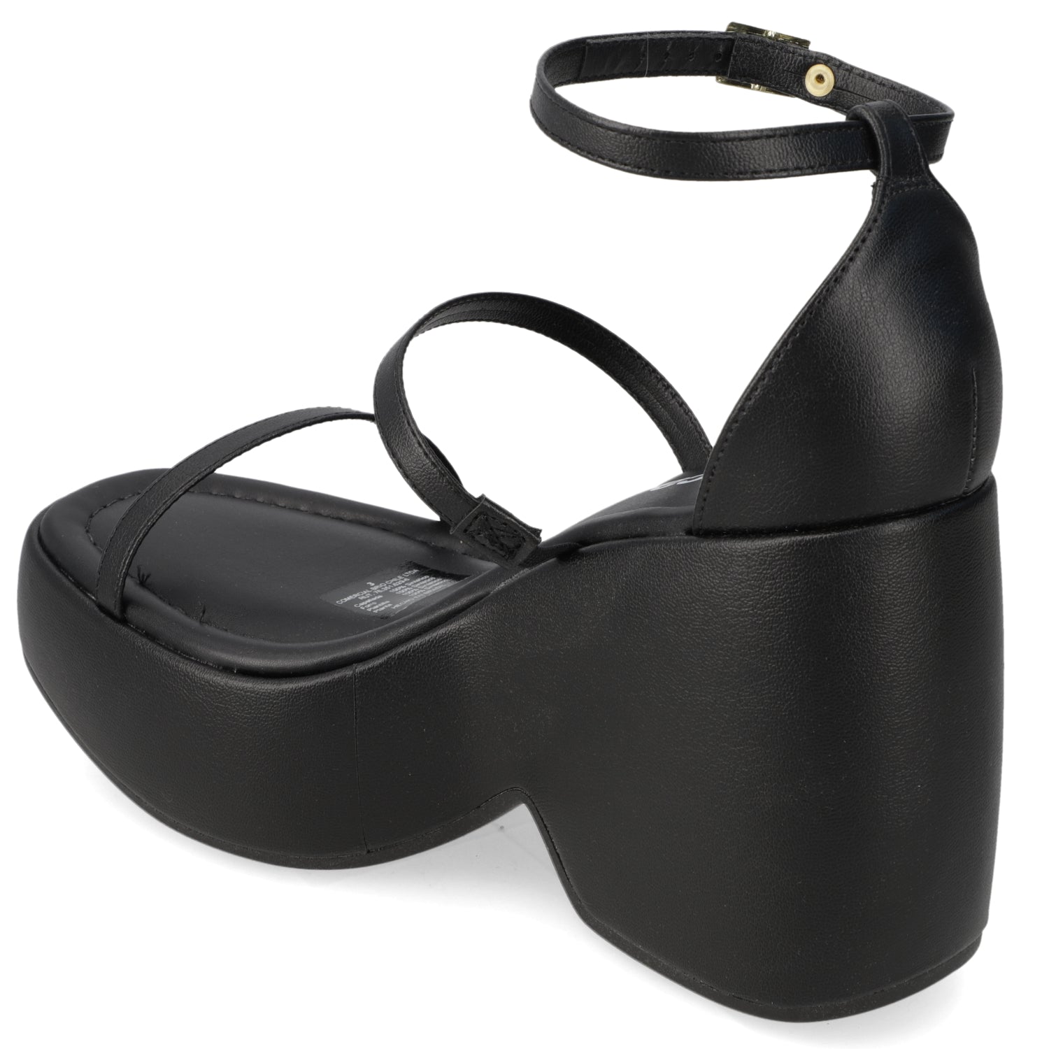 Sandalia Mujer Moleca Negro