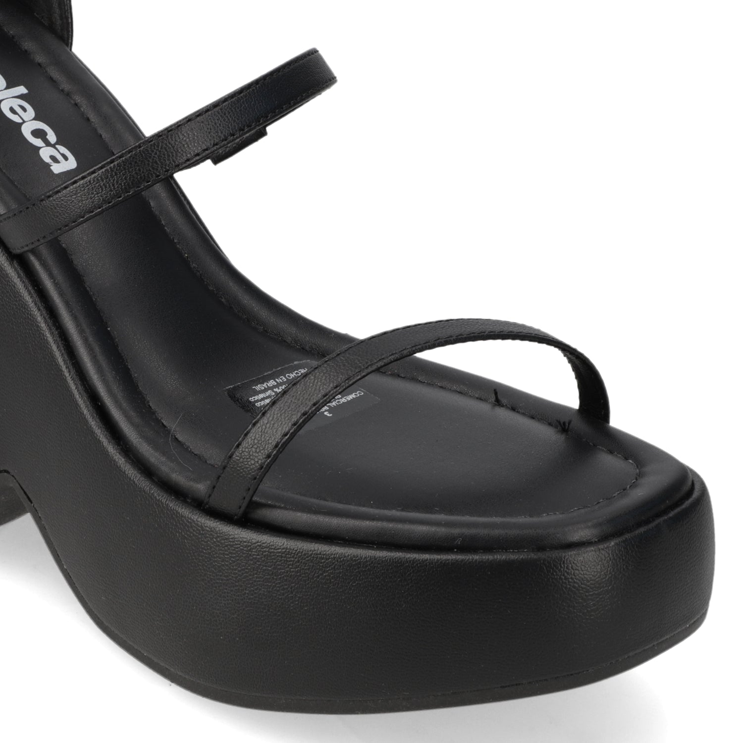 Sandalia Mujer Moleca Negro