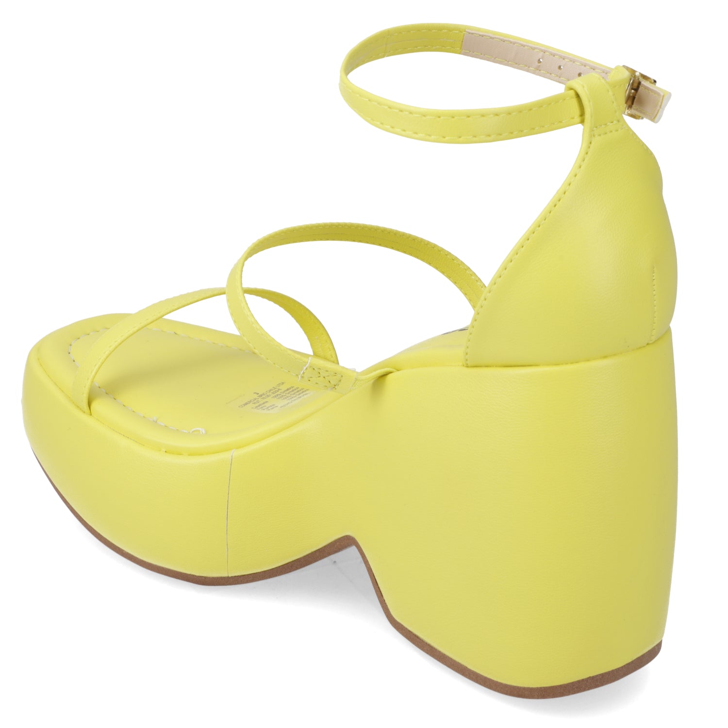Sandalia Mujer Moleca Amarillo