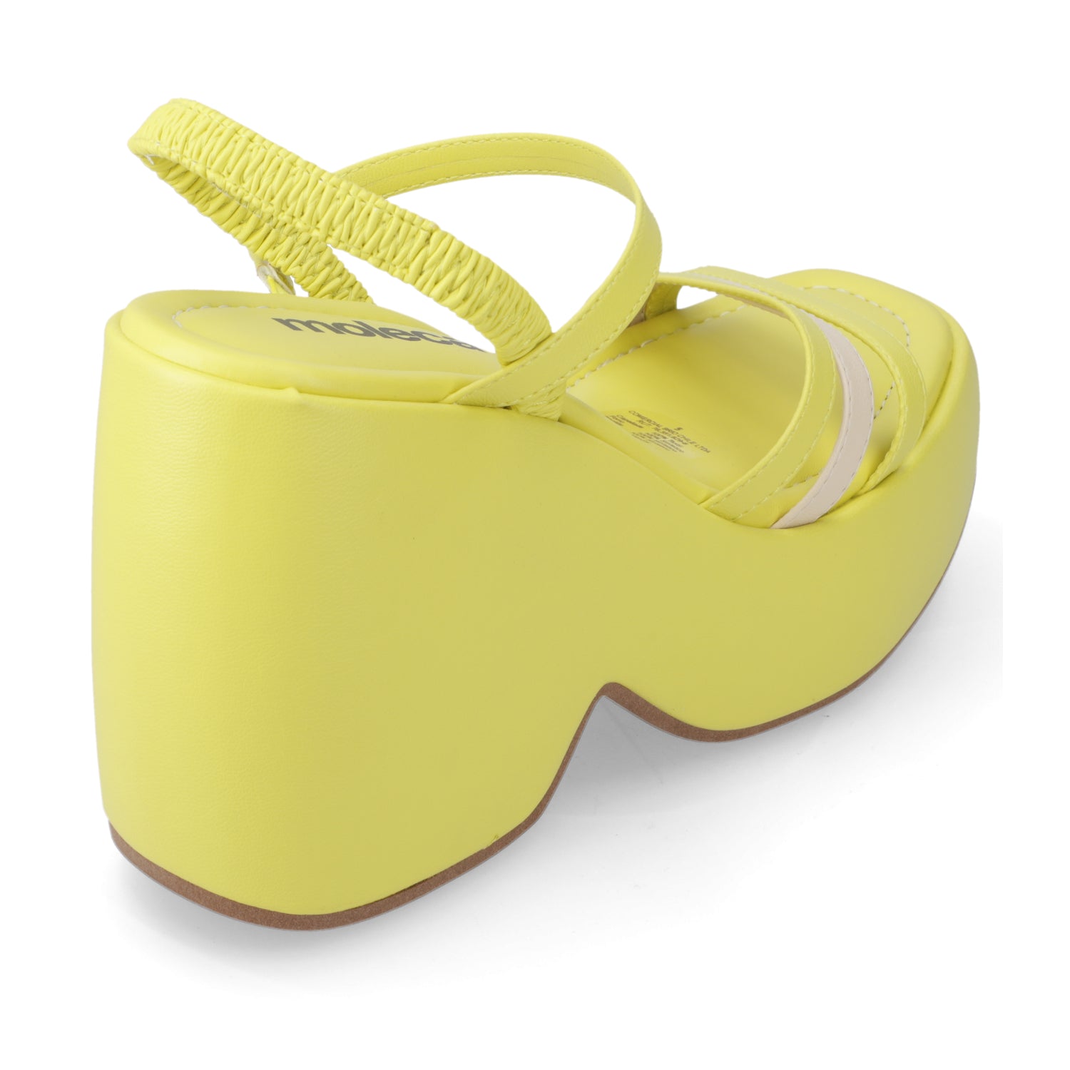 Sandalia Mujer Moleca Amarillo