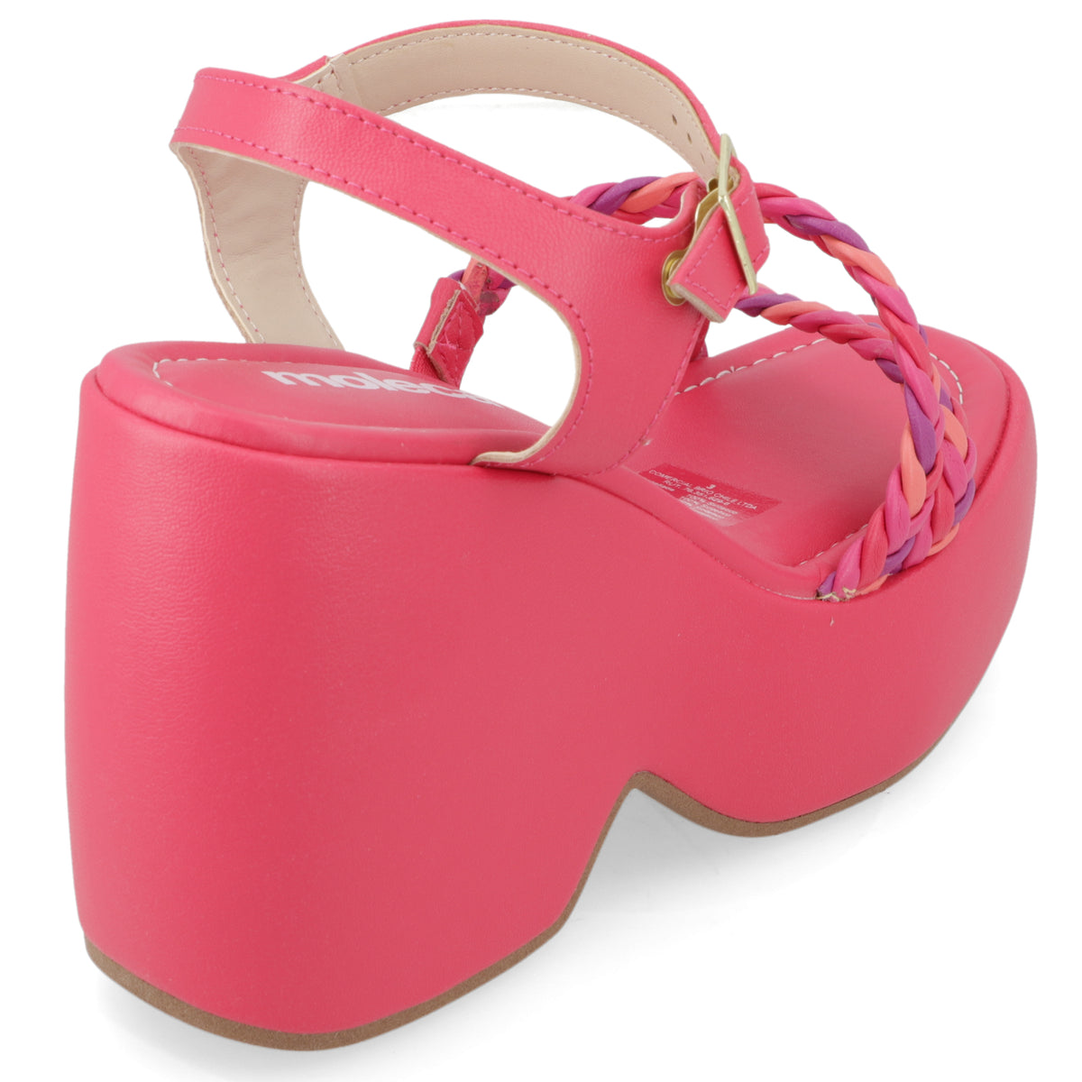Sandalia Mujer Moleca Pink Gloss